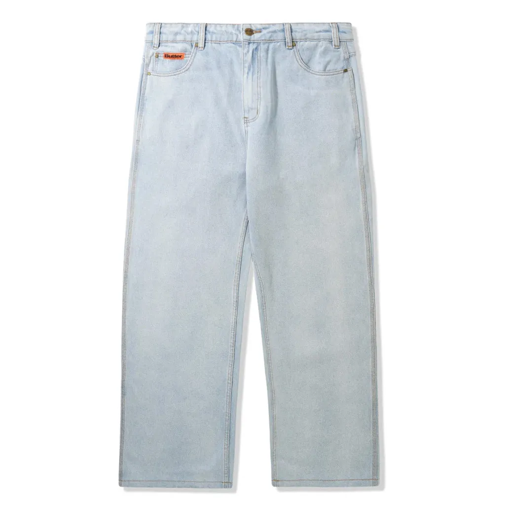 BUTTER GOODS BAGGY DENIM JEANS - LIGHT BLUE