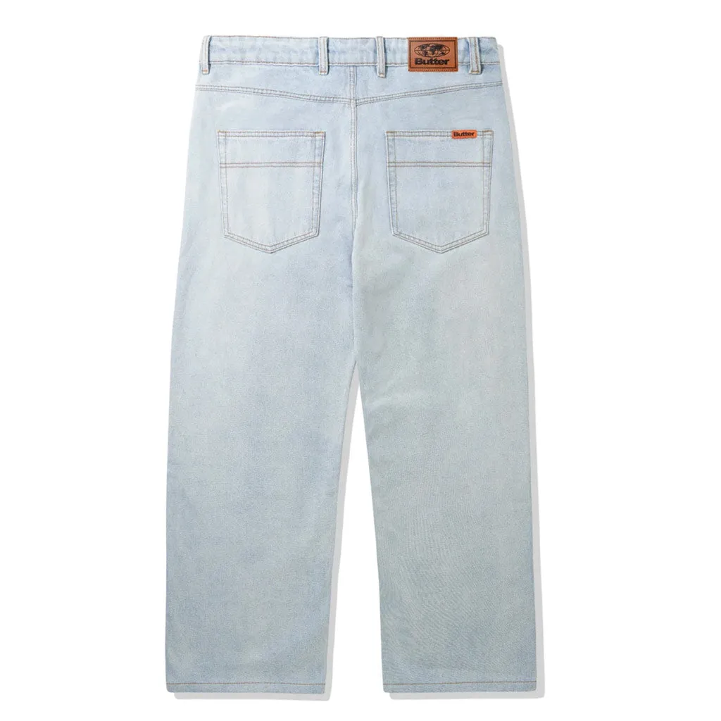 BUTTER GOODS BAGGY DENIM JEANS - LIGHT BLUE