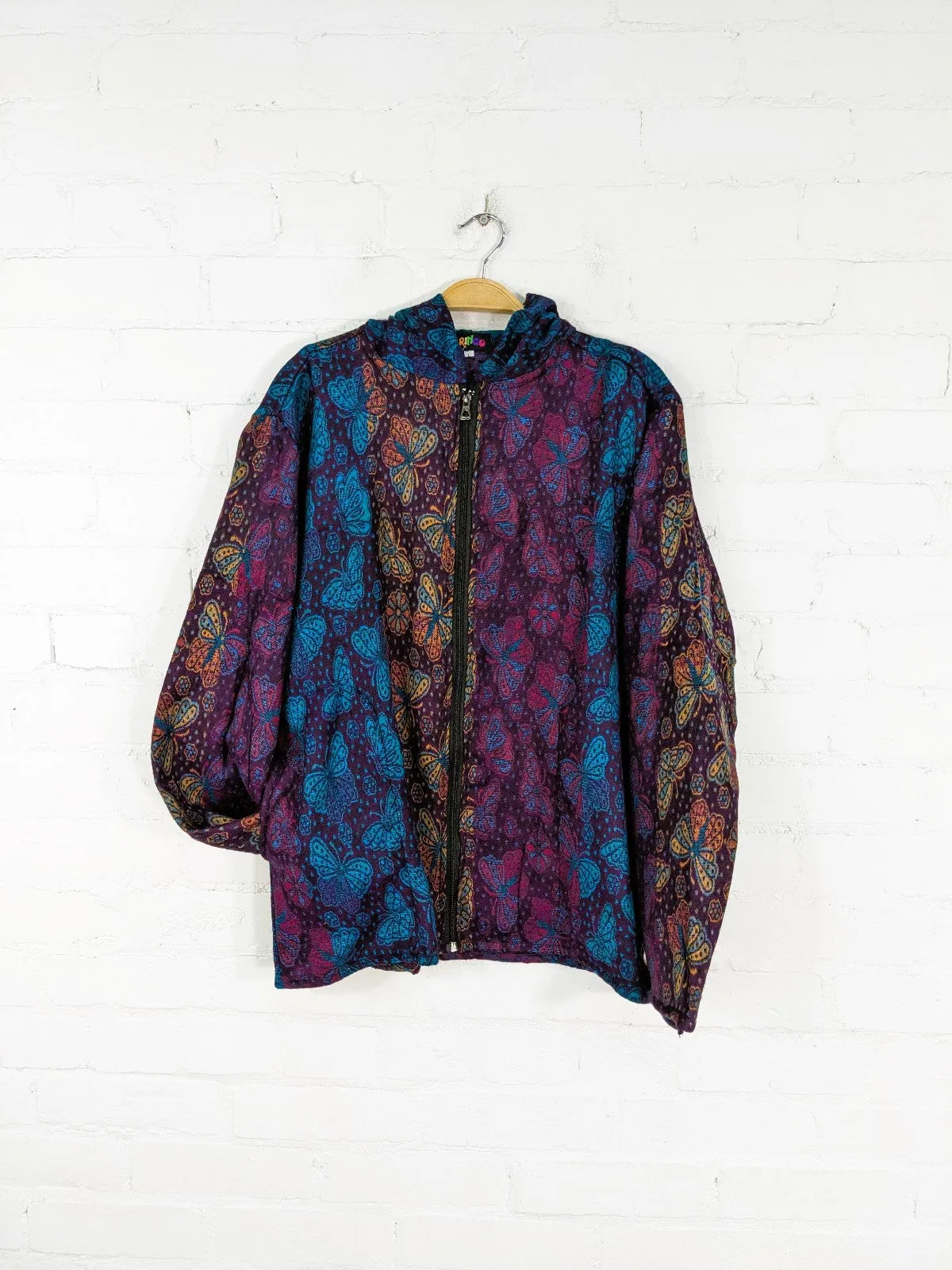 Butterfly Zip Hood Top