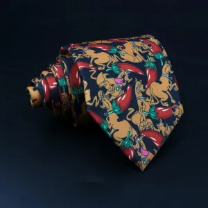 Campanella - Cartoon Chili Dog Tie