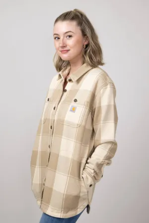 Carhartt Loose Fit Twill Shirt Jacket for Women in Oat Milk | 106450-A16