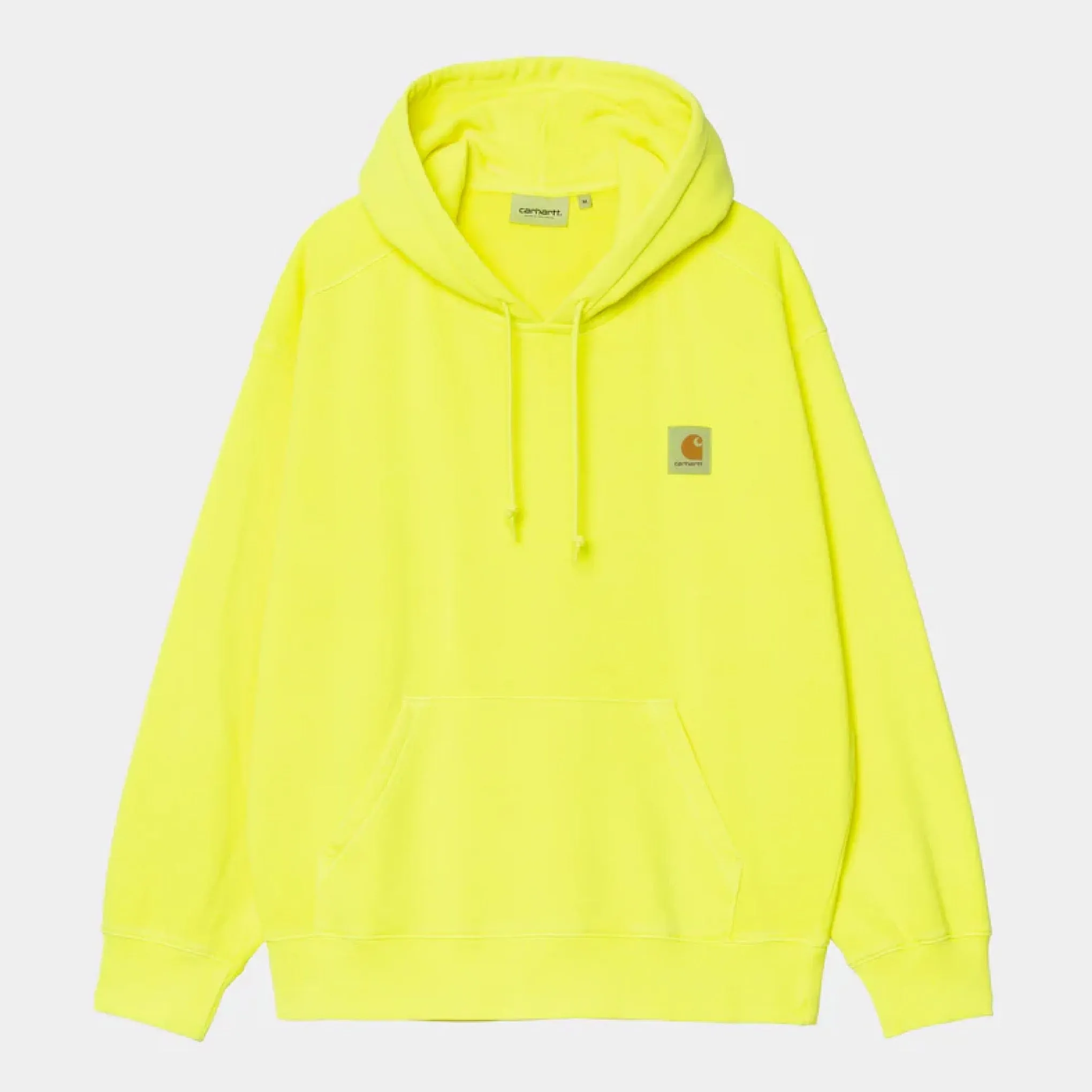 Carhartt WIP - Hooded Industry Sweat -  Lumo Yellow Garment Dyed