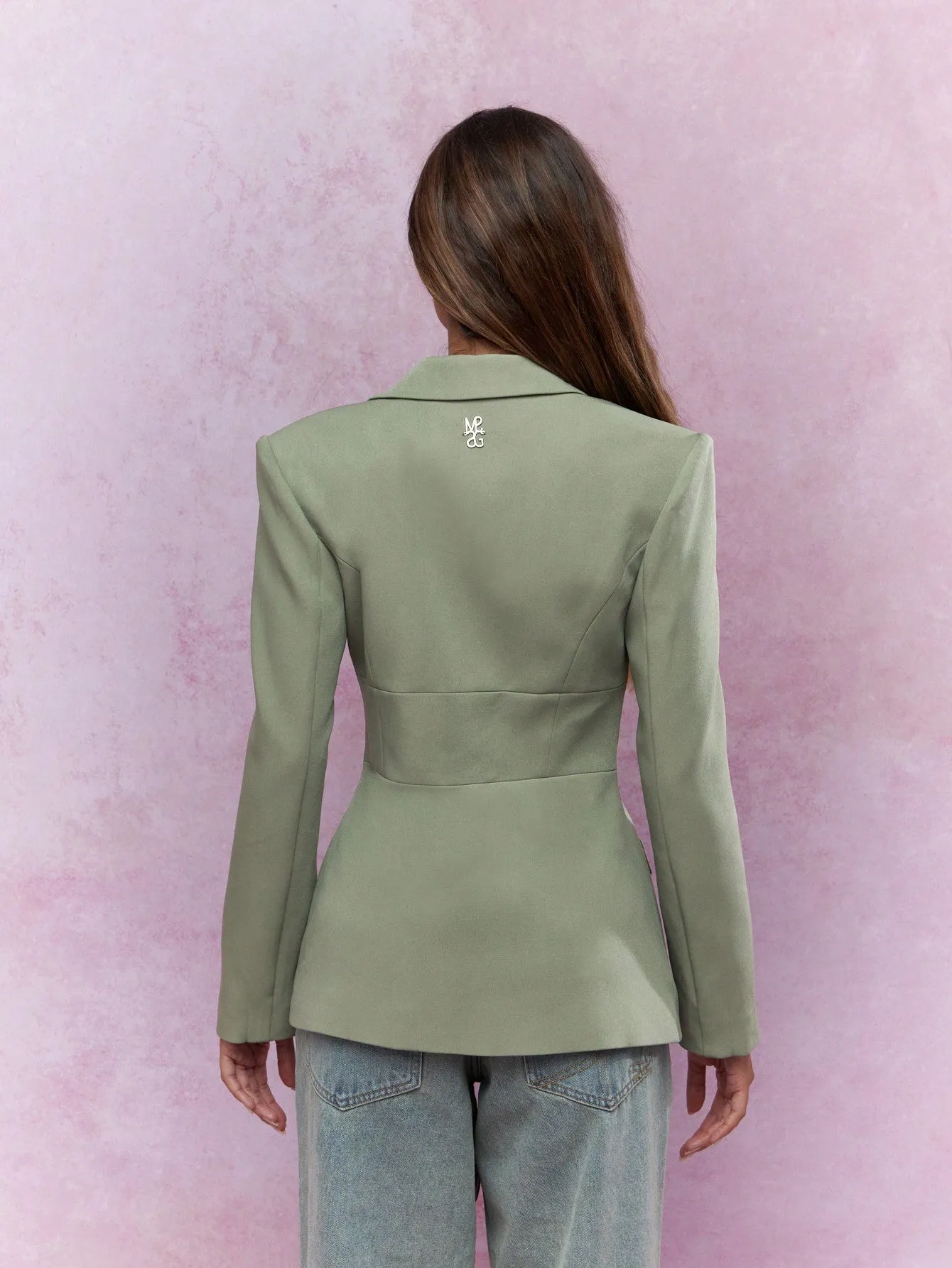 Chaqueta Blazer Elegante Salvia