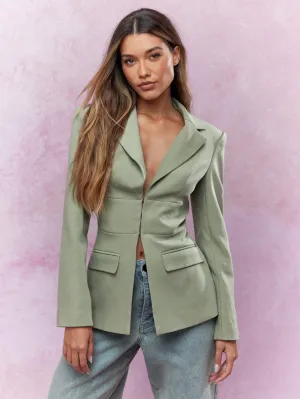 Chaqueta Blazer Elegante Salvia