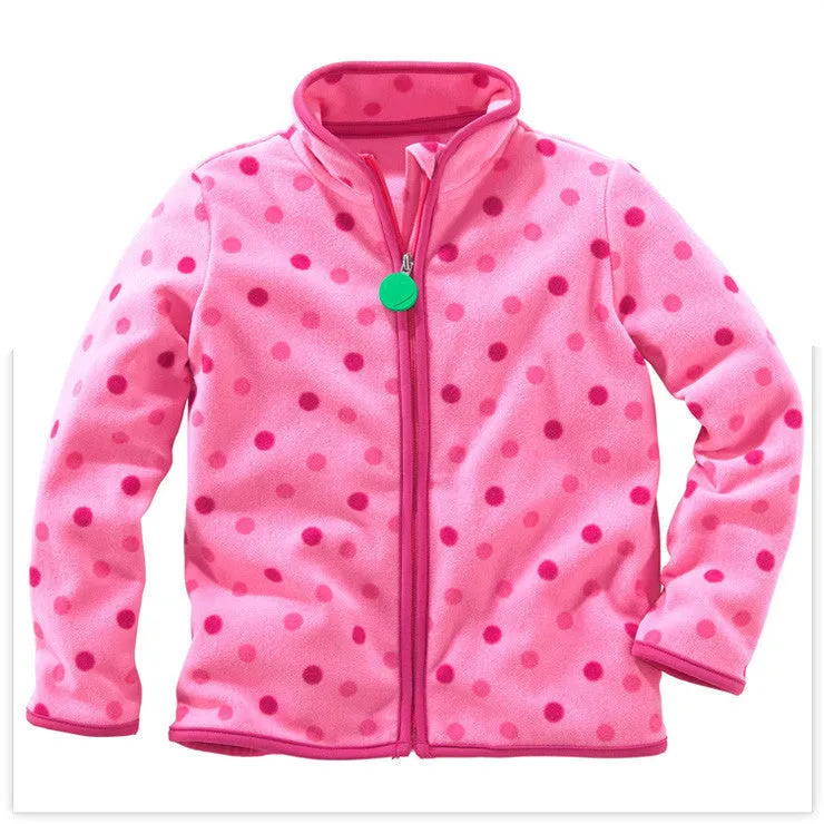 Children jackets coats baby boys girls fleece jacket cute boys girls clothing kids fashion sweater jacket
