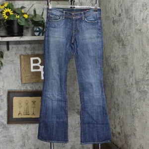Citizens of Humanity  Ingrid #002 Stretch Low Waist Flair Jeans Washed Blue 27