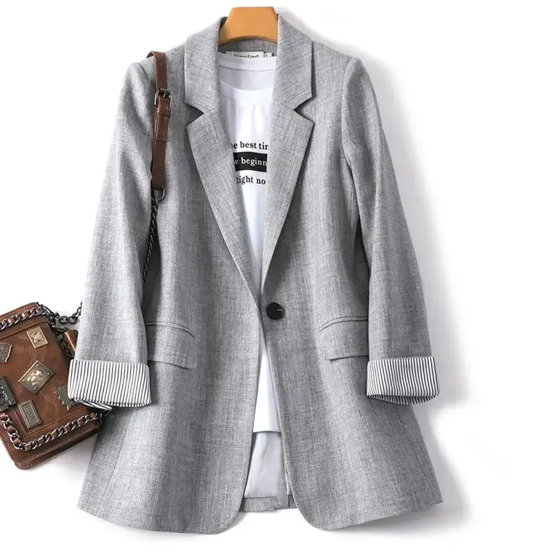 Clair - Schick Herbst Trendy Patchwork Blazer für Damen