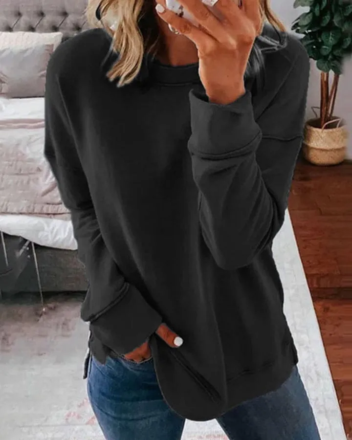 Classic women's sweatshirt - soft and comfortable