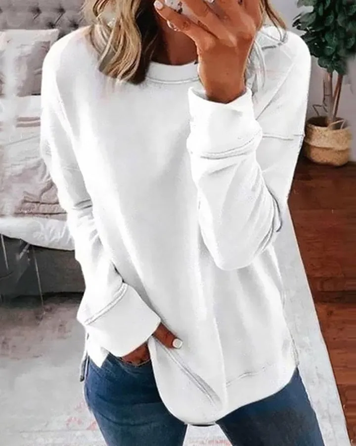 Classic women's sweatshirt - soft and comfortable