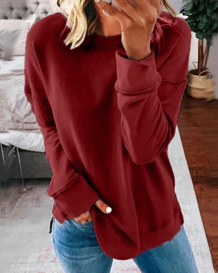 Classic women's sweatshirt - soft and comfortable