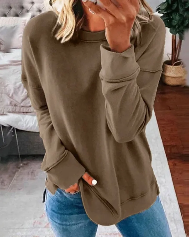 Classic women's sweatshirt - soft and comfortable