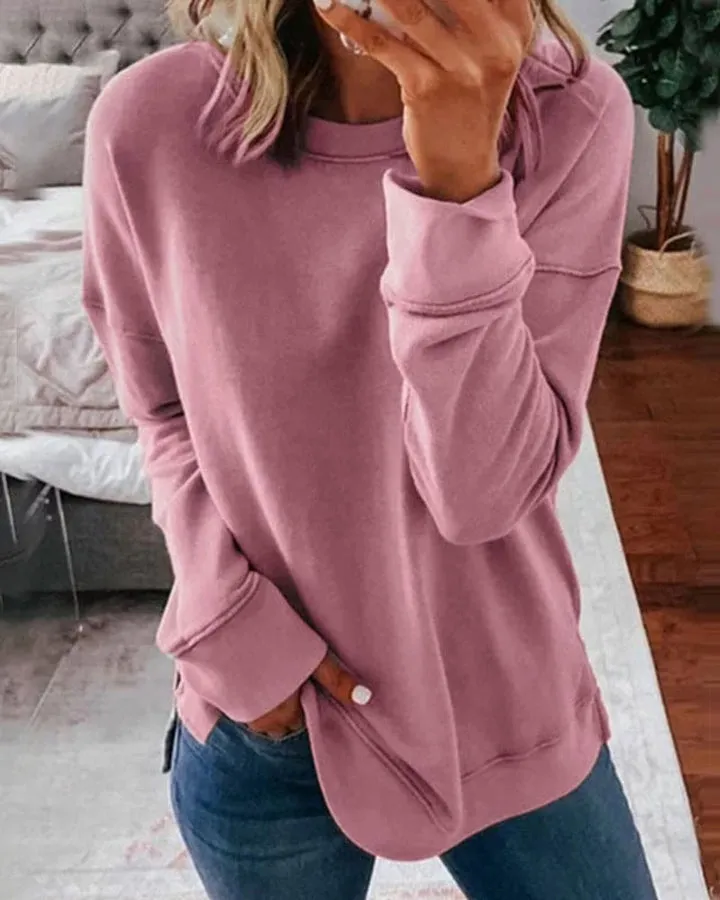 Classic women's sweatshirt - soft and comfortable
