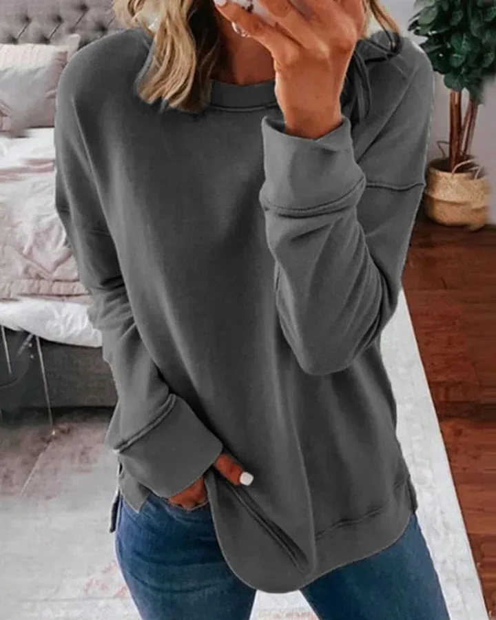 Classic women's sweatshirt - soft and comfortable