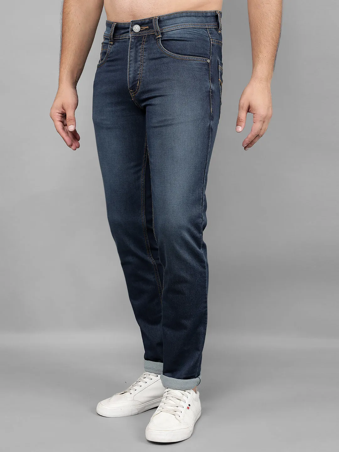 COBB Dark Blue Narrow Fit Premium Jeans