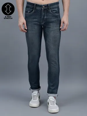 Cobb Navy Blue Narrow Fit Jeans