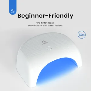Compact UV LED Nail Lamp: Fast Drying Gel Dryer