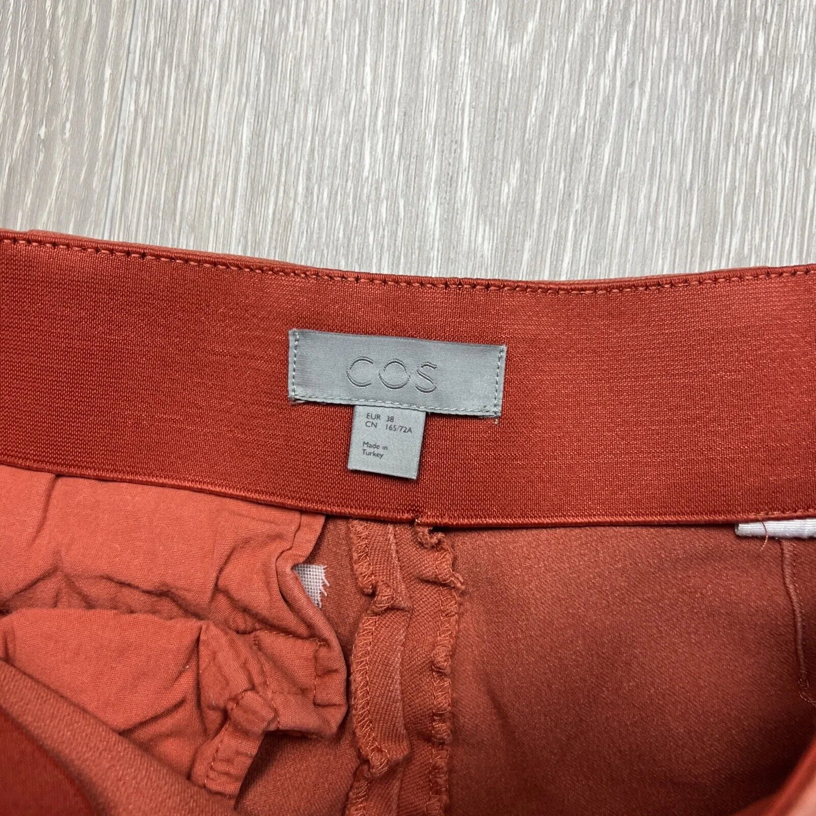 COS Womens Orange 3/4 Jeans Size 38