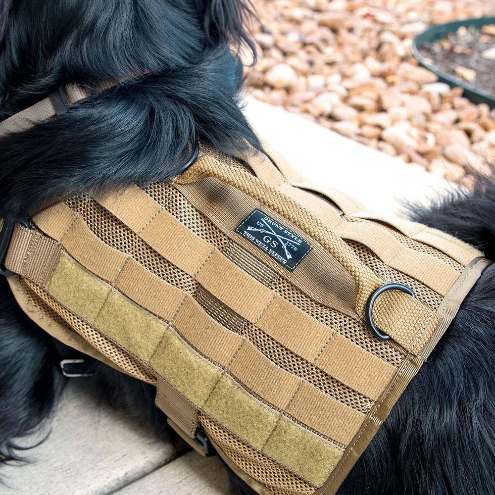 Coyote Mesh Tactical Dog Vest