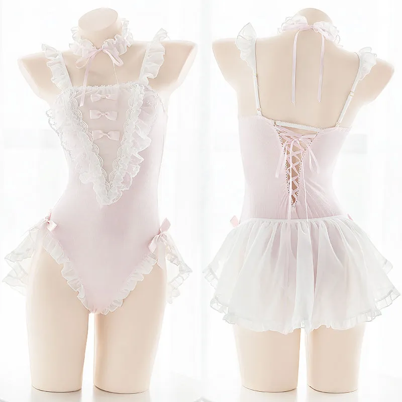 Cute sexy pink pajamas lingerie yc22581