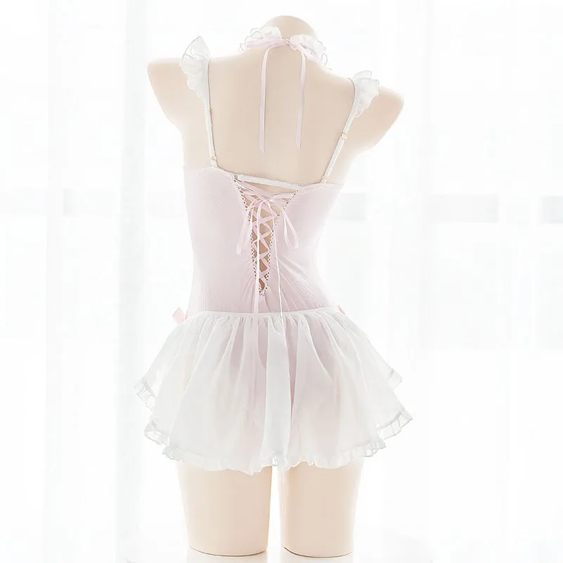 Cute sexy pink pajamas lingerie yc22581