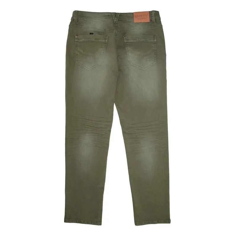 Cutty Harper Denim Mens Jeans - Fatigue