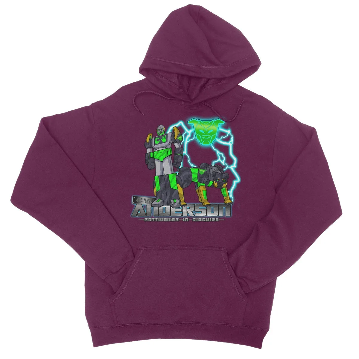 CW Anderson Rottweiler In Disguise  College Hoodie