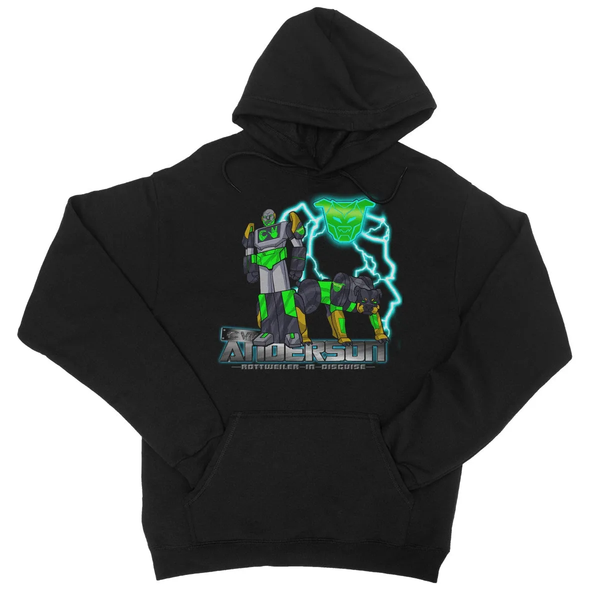 CW Anderson Rottweiler In Disguise  College Hoodie
