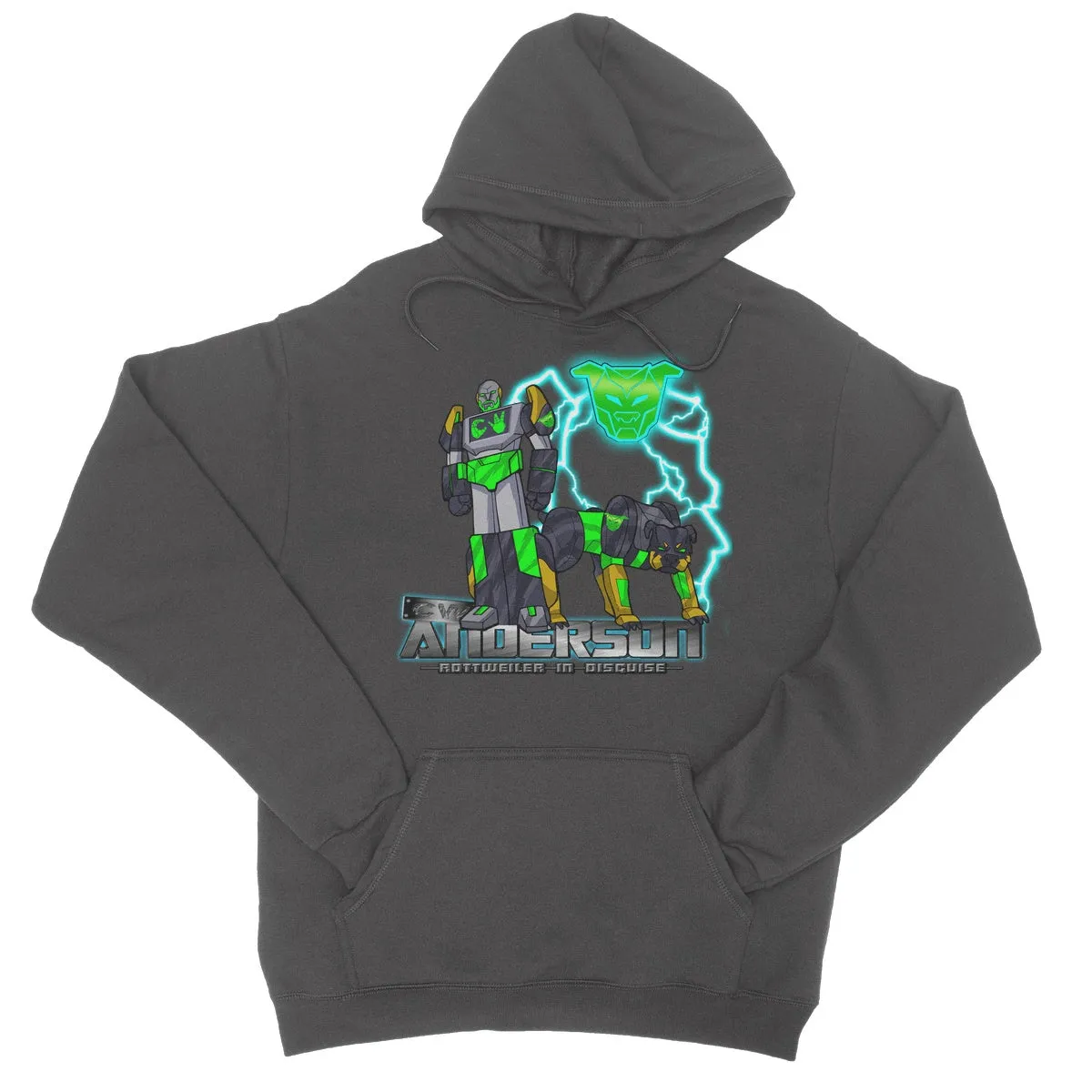 CW Anderson Rottweiler In Disguise  College Hoodie