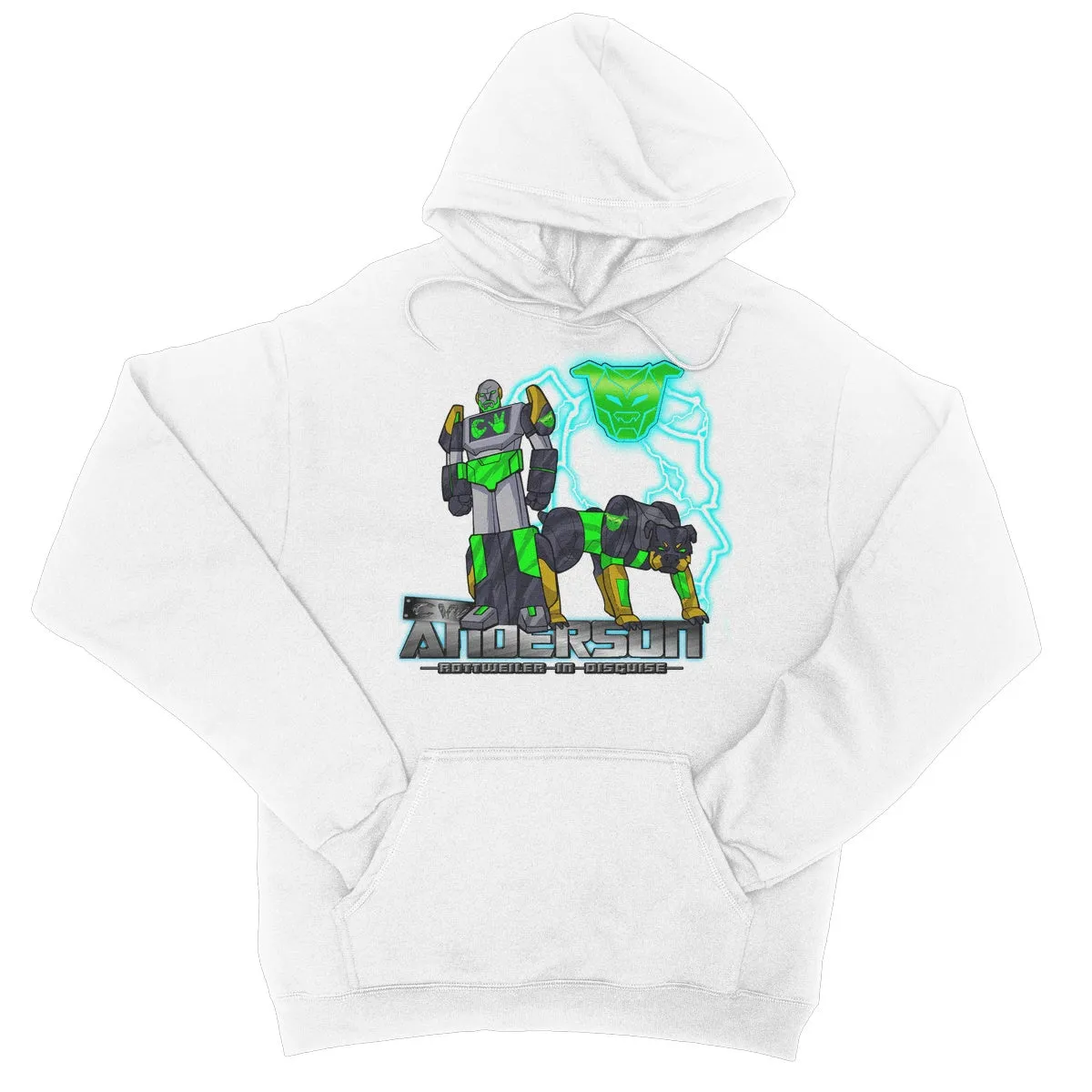 CW Anderson Rottweiler In Disguise  College Hoodie