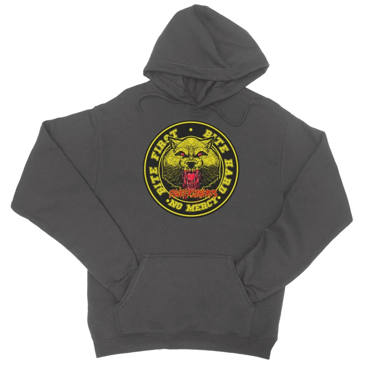 Davey Richards Bite First Logo College Hoodie