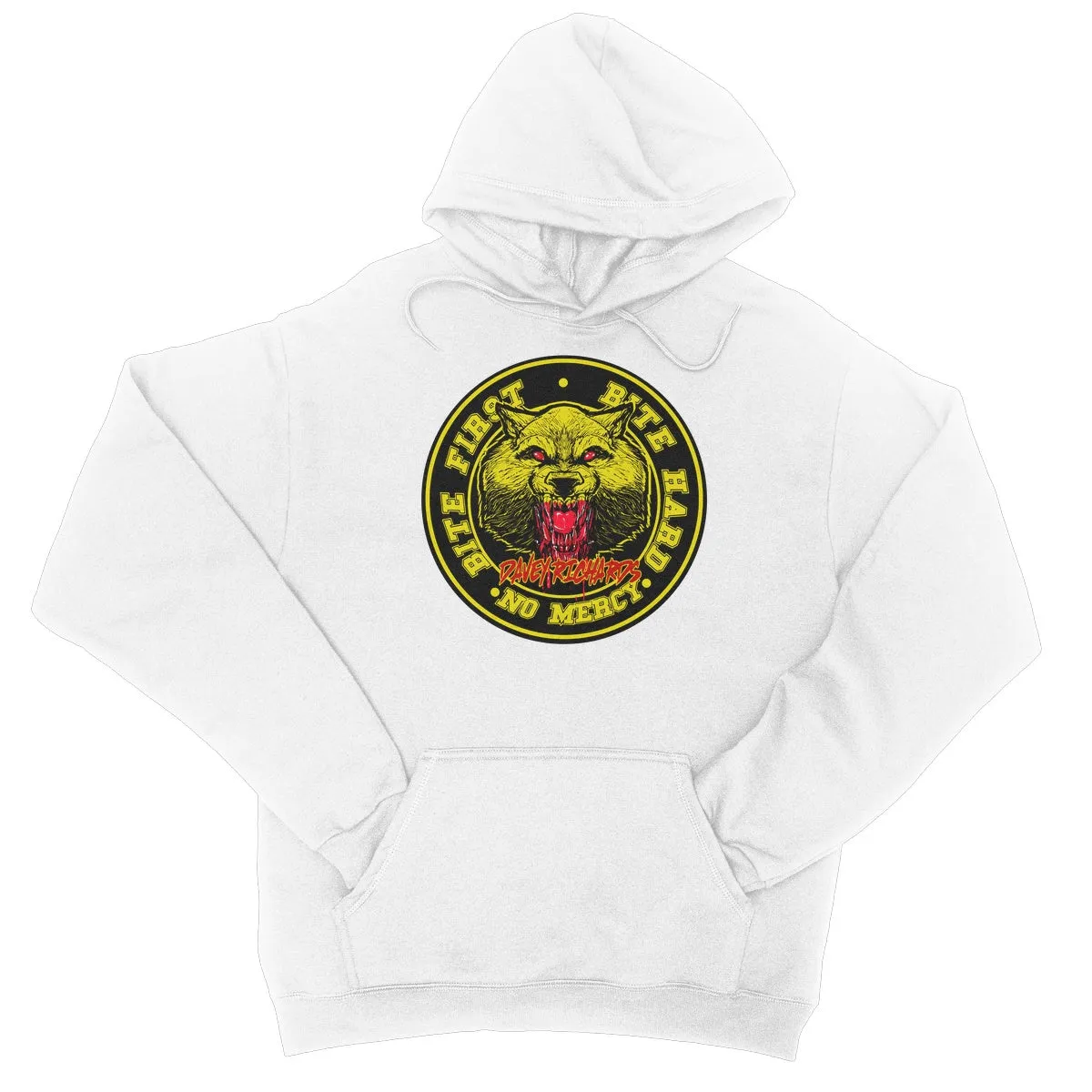 Davey Richards Bite First Logo College Hoodie