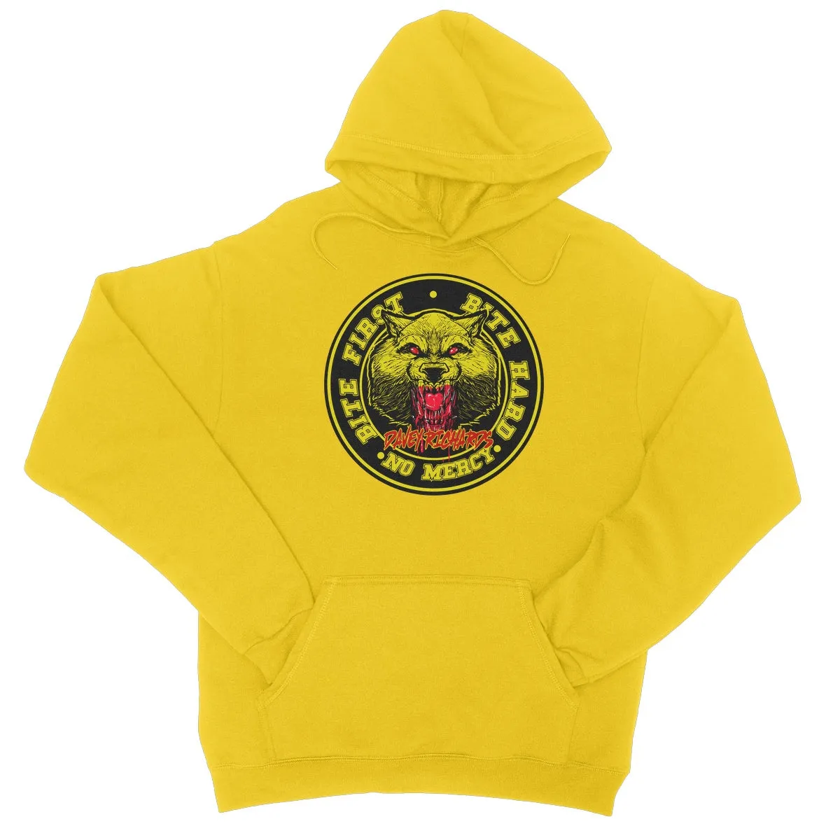 Davey Richards Bite First Logo College Hoodie