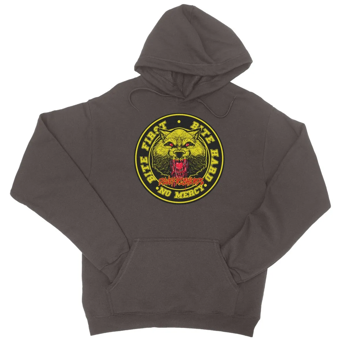 Davey Richards Bite First Logo College Hoodie