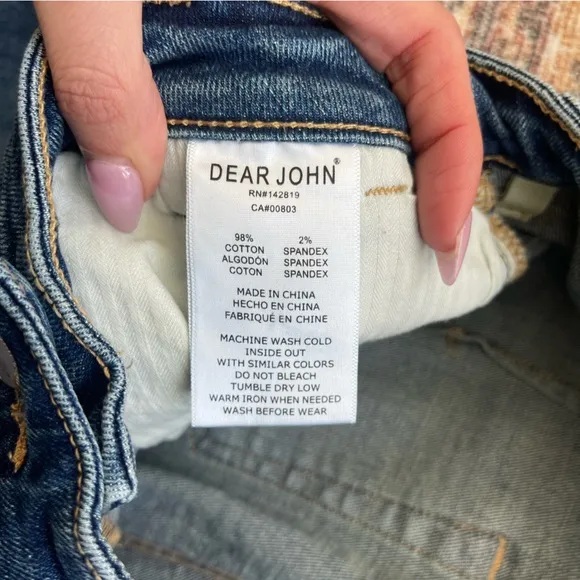 Dear John Catherine Super High Rise Wide Leg Jean, 29