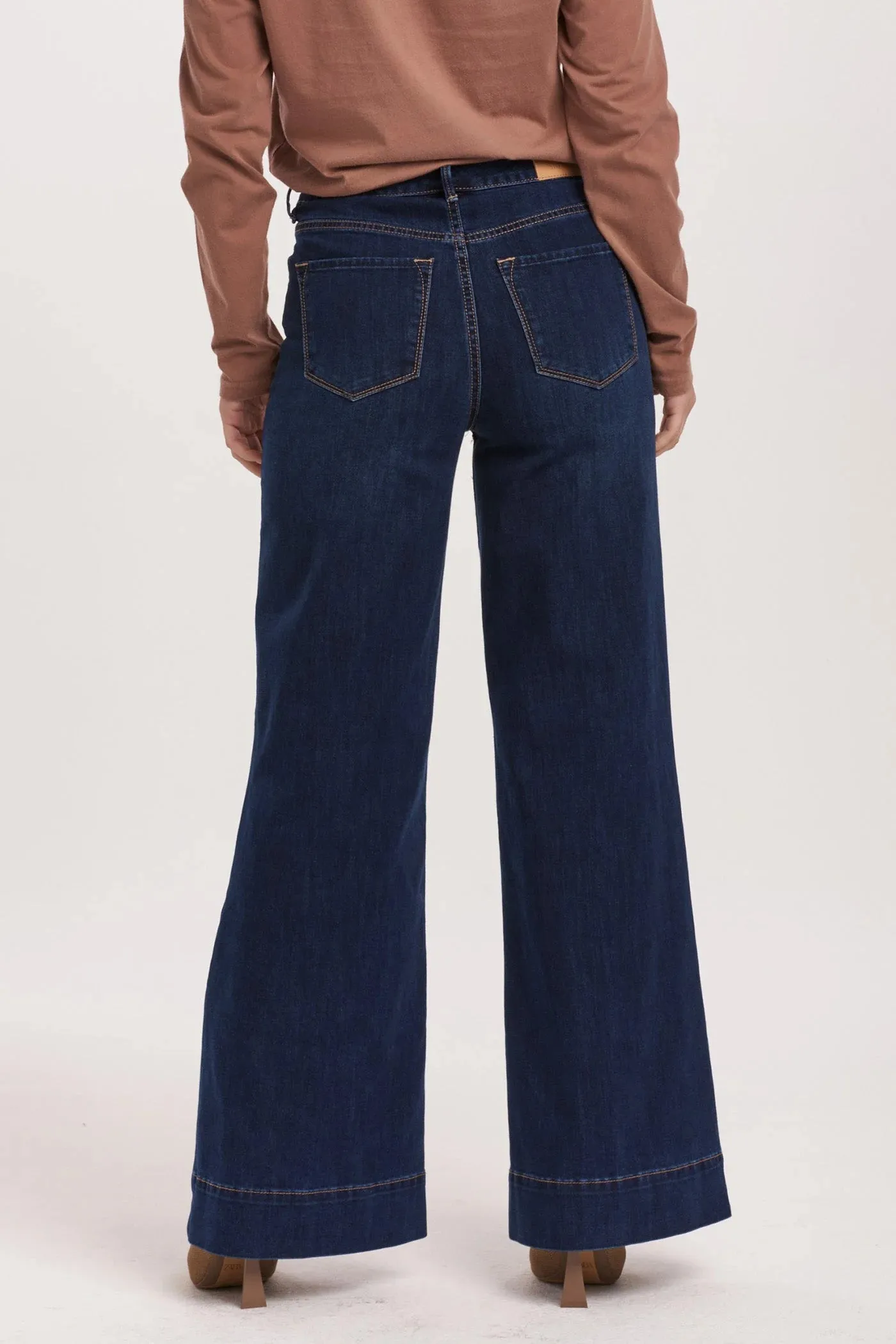 Dear John Denim Fiona High Rise Wide Leg Jeans Star Demand