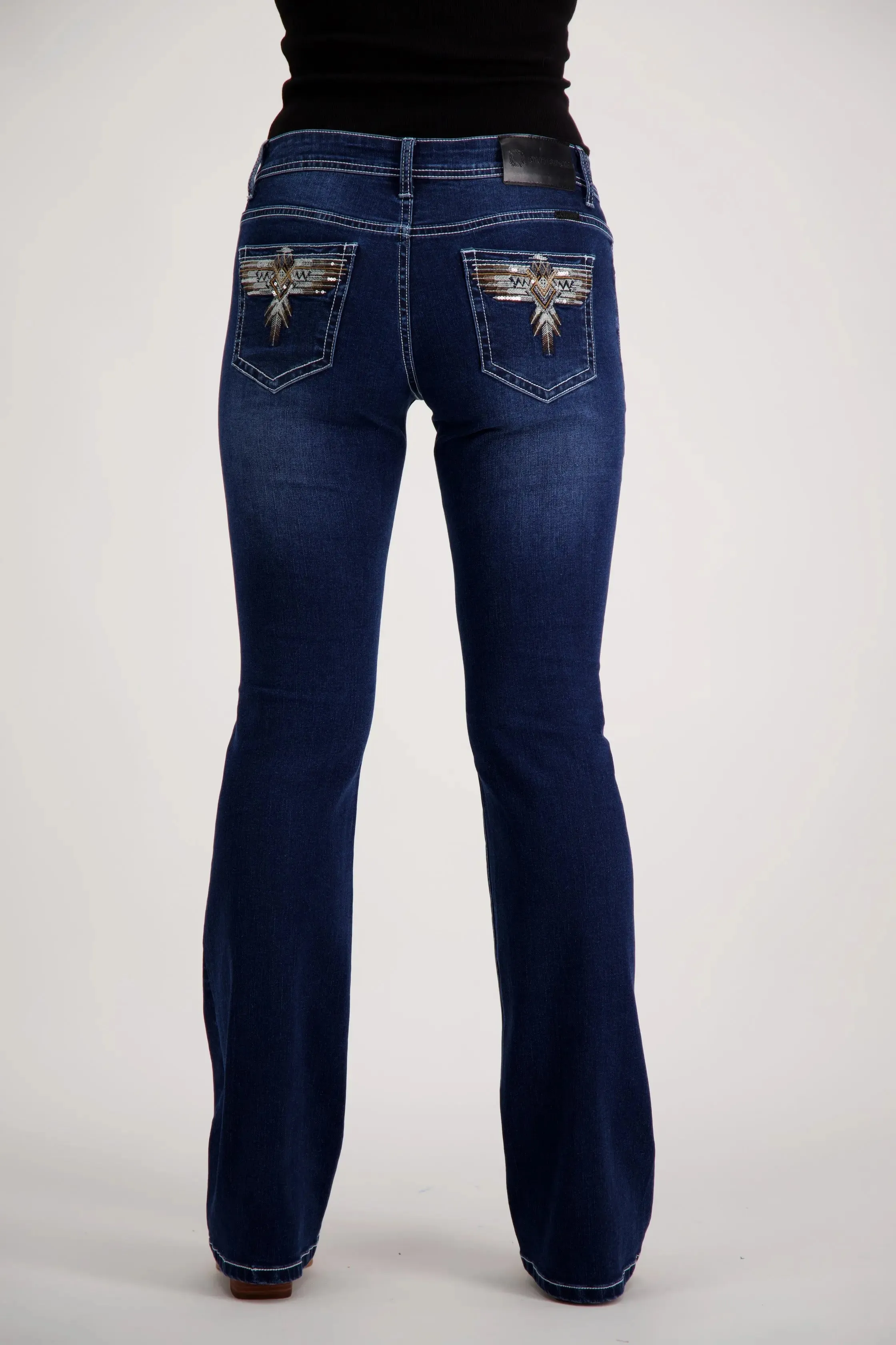 Delta Bootcut Premium Stretch Denim Bling Jeans