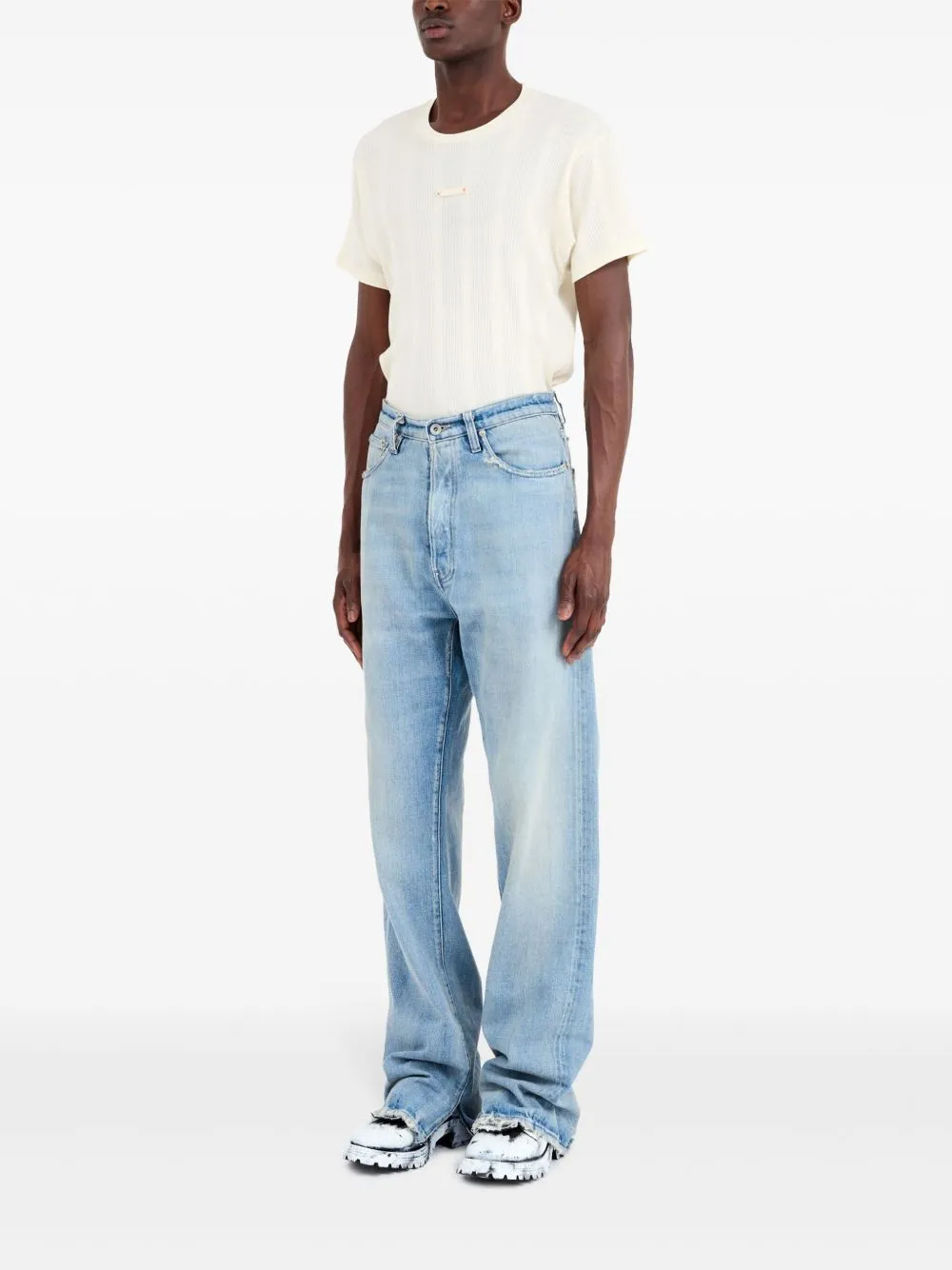 Denim cotton jeans