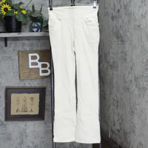 Dg2 Womens Stretch Knit Twill Boot-Cut Jegging 704067 Cream Off White S Tall
