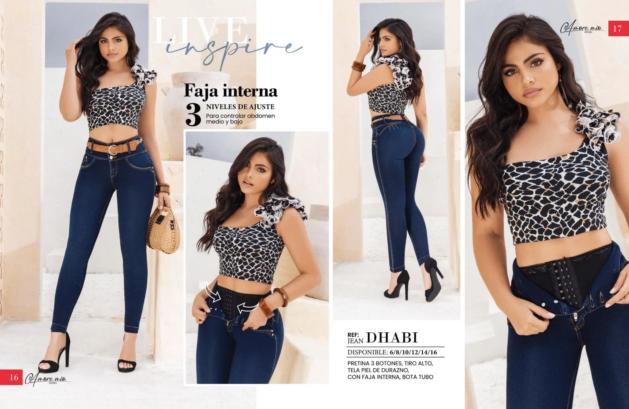 Dhabi FAJA 100% Authentic Colombian Push Up Jeans