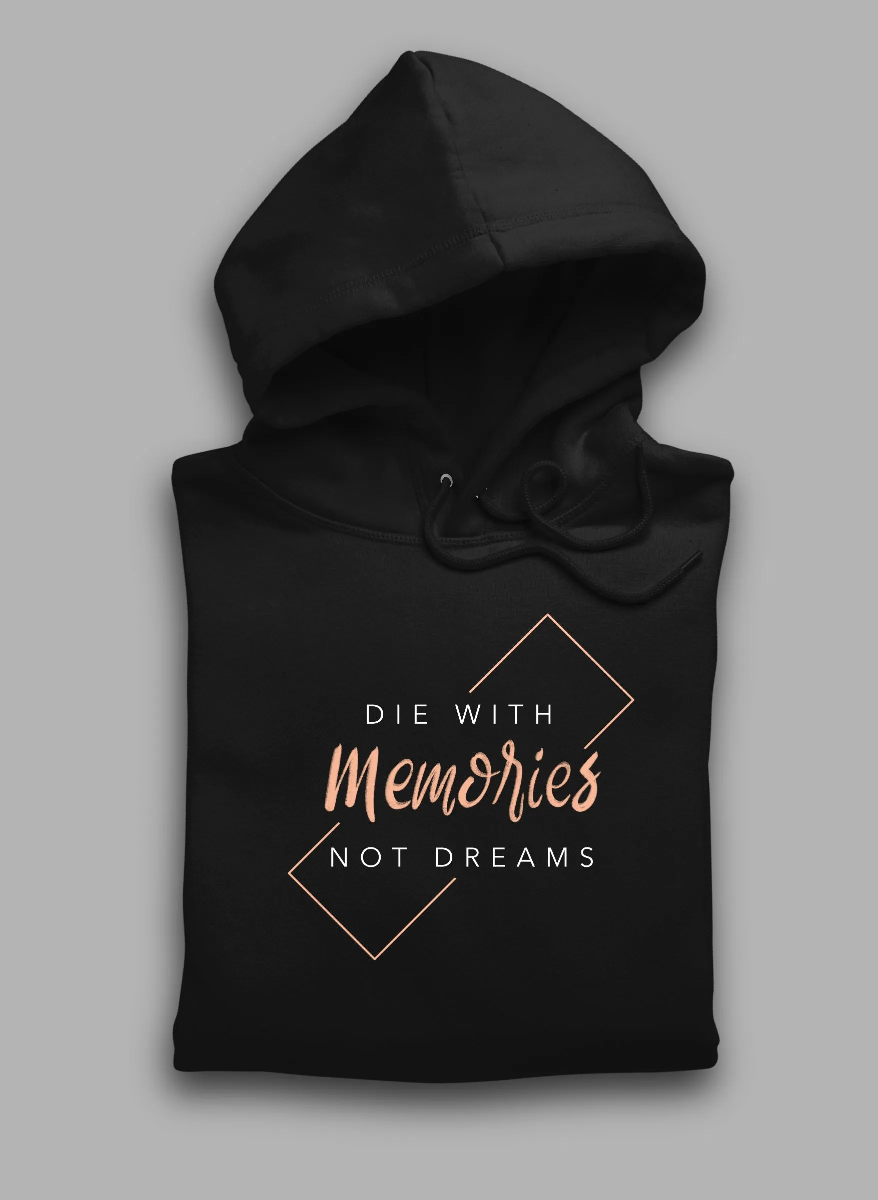 Die with Memories Black Winter Hoodie