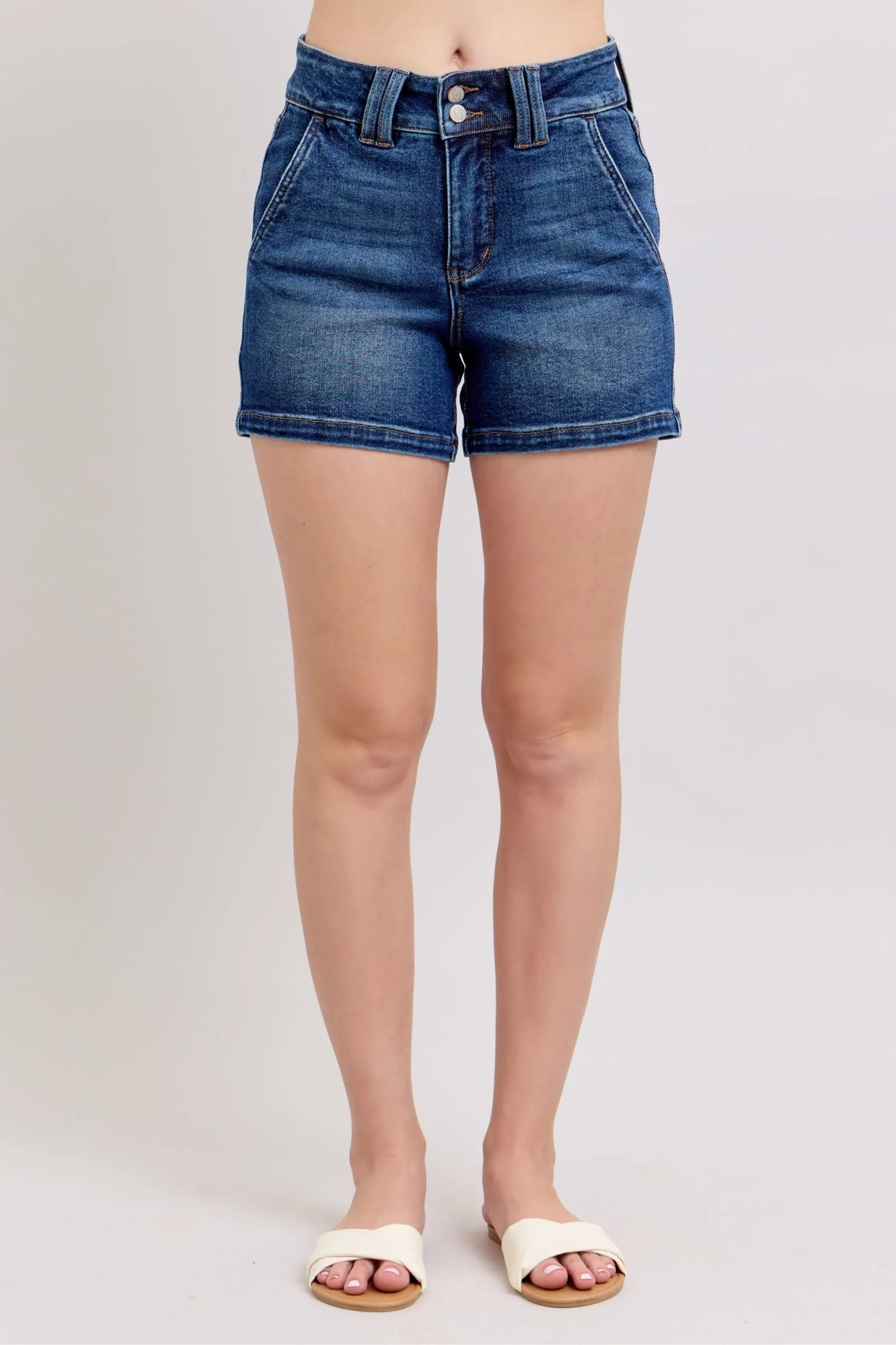 Double Button Shorts