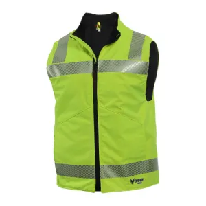 DRIFIRE Hi-Vis FR Fleece Lined Vest Class 2 DF2-CM-G2VC2-HY-_ _