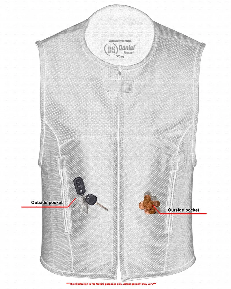 DS Men's Updated Perforated SWAT Team Style Vest - Black