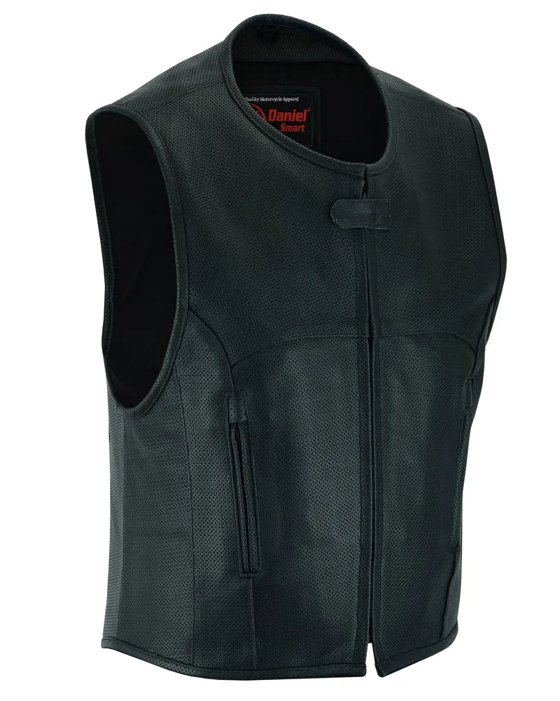 DS Men's Updated Perforated SWAT Team Style Vest - Black