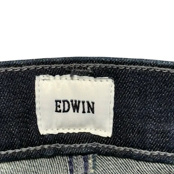 Edwin Pixie 9&quot; Mid Rise Skinny Jeans Womens Size 24 Legend NWT Anthropologie