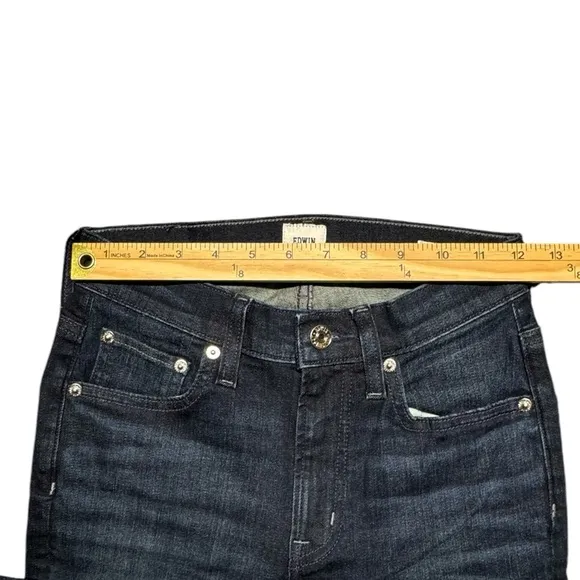Edwin Pixie 9&quot; Mid Rise Skinny Jeans Womens Size 24 Legend NWT Anthropologie