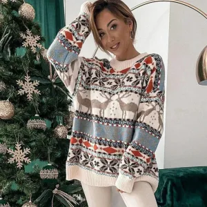 Em - oversized Christmas jumper for ladies
