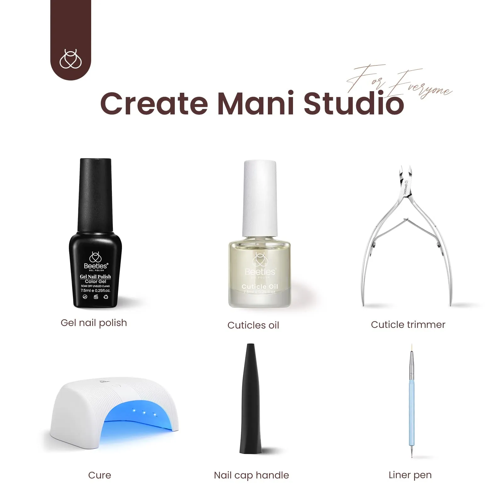 Embrace Diversity Nail Art Kit: Complete Manicure Set with Gels, Tools, Accessories, Care and Design Essentials