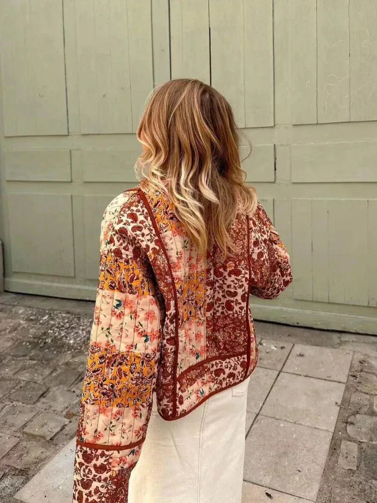 Emmy | Weich karierte Vintage-Jacke