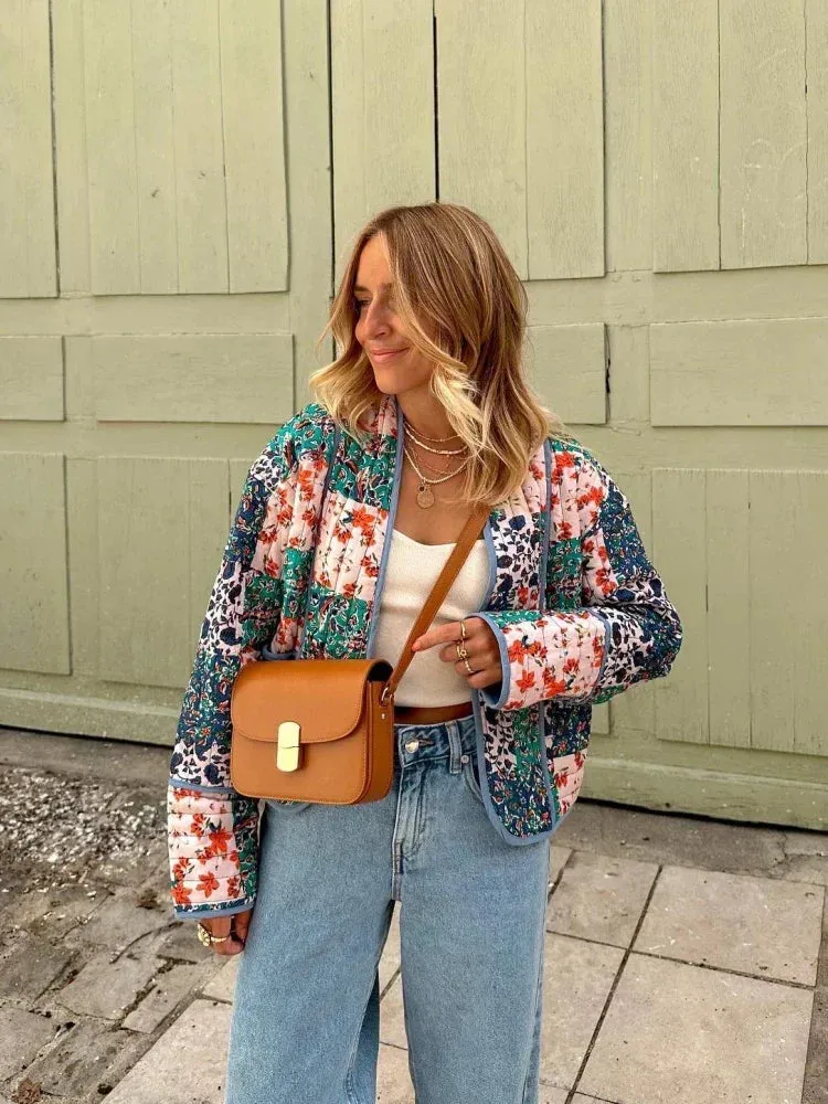 Emmy | Weich karierte Vintage-Jacke